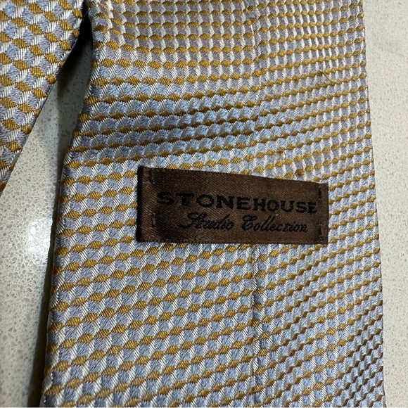 Storehouse iridescent tie in blue/grey/gold see video for effect! - Picture 6 of 7